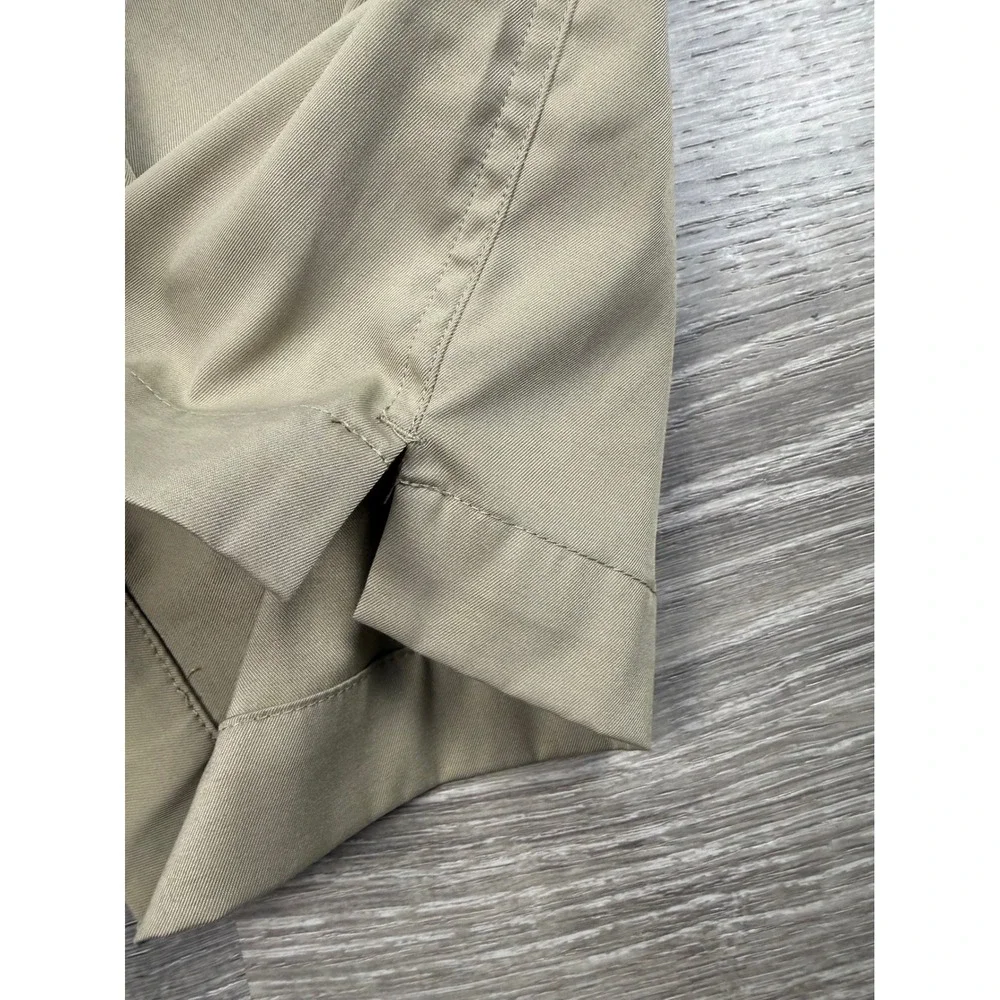 Nike Golf Dri-FIT Pants Mens 36x34 Khaki Tan Flat Front Performance Slacks